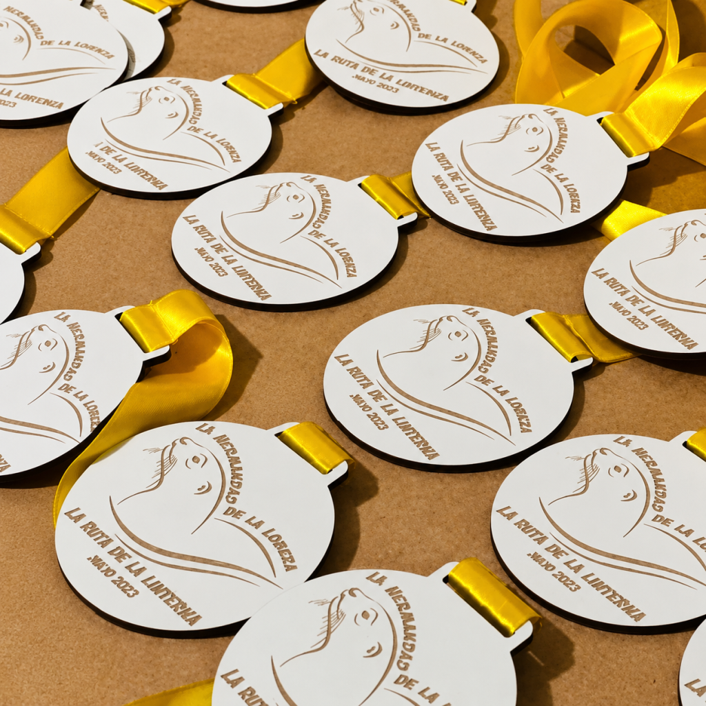 Medalla MDF durolac